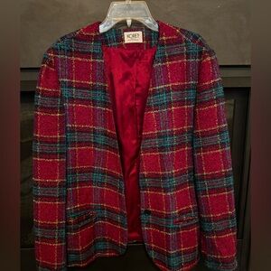 Koret Women's Blazer - Magenta and Teal